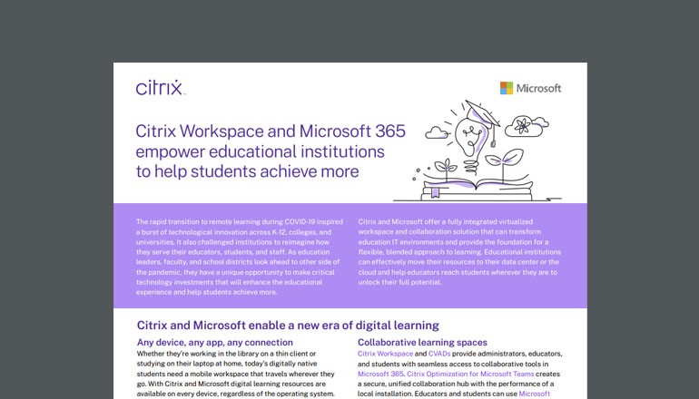 Citrix asset available to download below