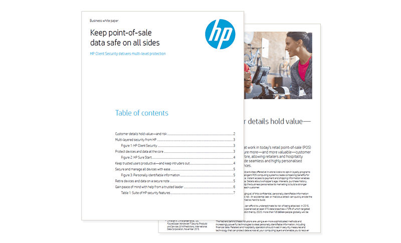 Cover to Keep Point of Sales Data Safe on All Sides