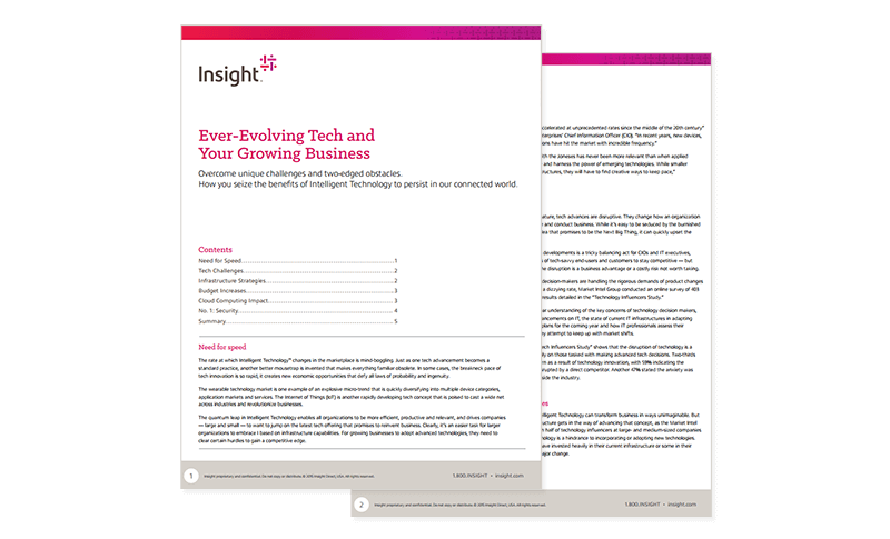 Cover of Ever-Evolving Tech and Your Growing Business whitepaper