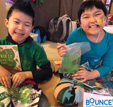 Children excited