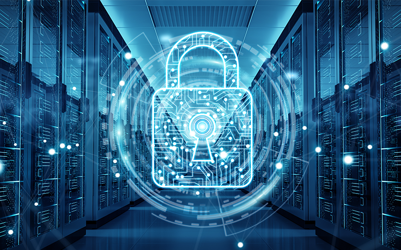 Your data center requires strong protection to keep business-critical systems operating. AMD Security icon