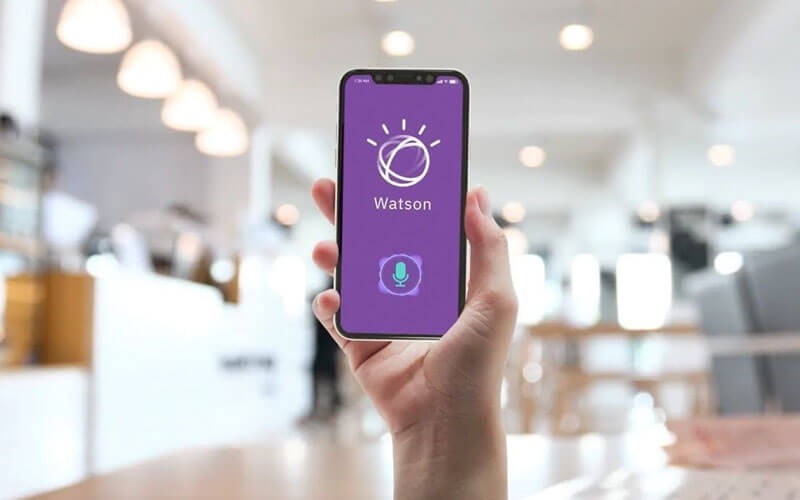IBM Watson logo displayed on screenshot