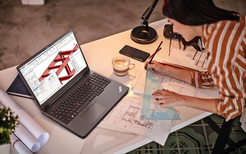 Woman measuring using a ruler