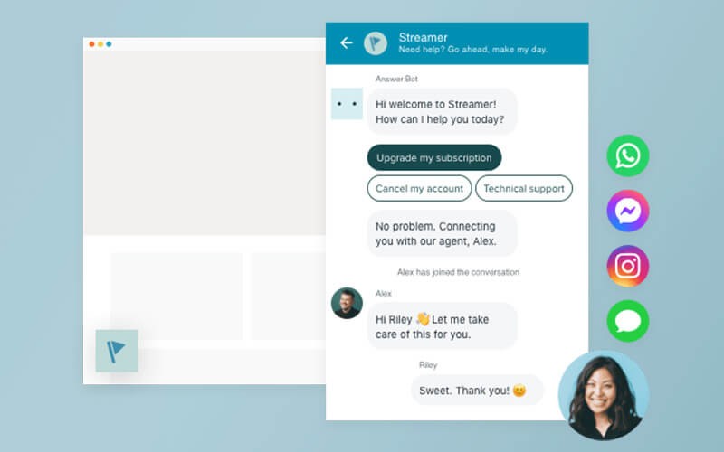 Social messenging