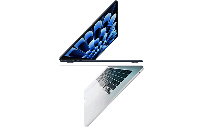 Enhance your operations Stacked MacBook Air devices