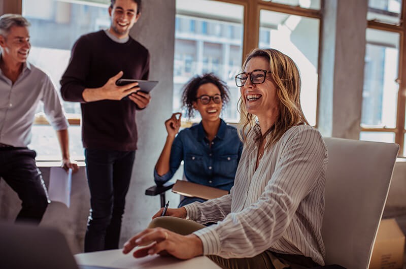 Create an effective culture Business team works together