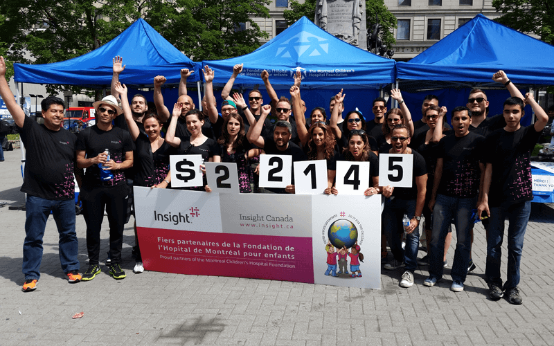 Insight team Insight team outside at event