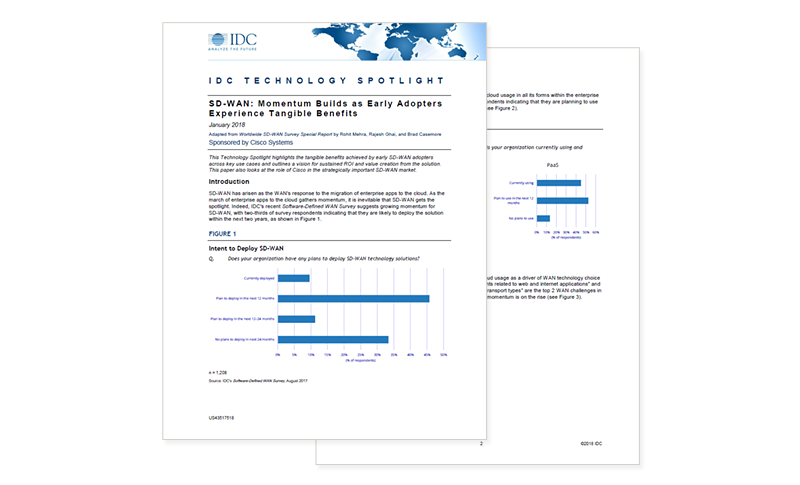 Cover image of Tangible Benefits of SD-WAN