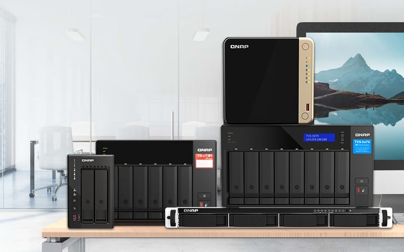 Simplifiez la collaboration d’équipe et le partage de fichiers. QNAP products