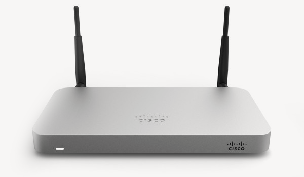 All in one wireless, branch networking and security appliance Cisco Meraki MX64W cloud managed security appliance