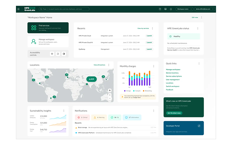 HPE GreenLake pour le nuage privé reports