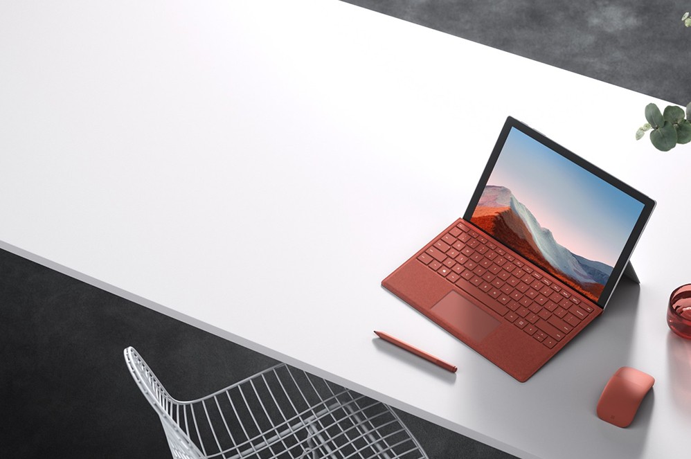 Surface Pro 9 laptop on table