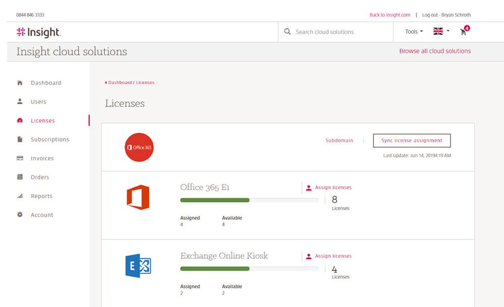 Easily shop cloud products and add-ons Cloud management dashboard