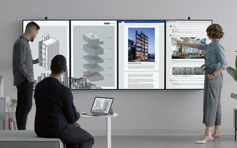 Surface Hub 2 designed for collaboration Surface Hub 2 business lifestyle
